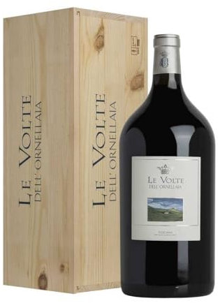 Ornellaia Le Volte Dell'Ornellaia 2023 Jeroboam Astuccio in Legno, Vino Rosso Toscana IGT, 13,5% vol, 3 L