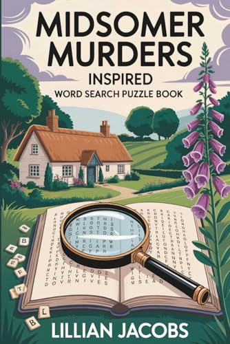 Midsomer Murders Inspired Word Search Puzzle Book: 115 Puzzles for Fans of British Crime Drama with 1,500 Words Puzzle Game for Adults