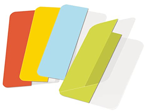 3L 40 mm Self Adhesive Twin Index Tabs - Assorted Colour (Pack of 24) 10532