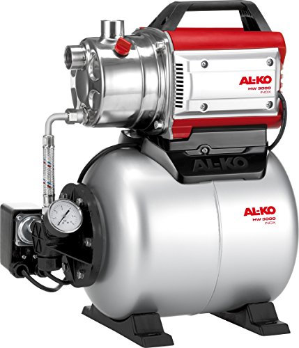 AL-KO Hauswasserwerke HW 3000 Inox Classic (650 W Motorleistung, 3100 l/h max. Fördermenge, 55 m max. Förderhöhe, 17 l Druckkessel)