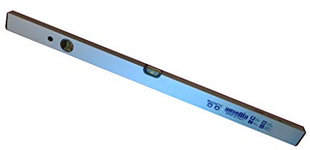 AUSONIA - 49160 NIVEL DE BURBUJA PROFESIONAL DE ALUMINIO CON BASE MAGNÉTICA DE 100 CM Y ANTIGOLPES DE PROTECCIÓN DE PVC, CONTIENE 2 AMPOLLAS IRROMPIBLES DE PLEXIGLÁS