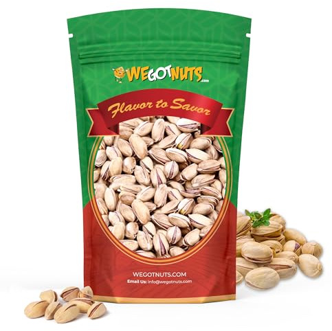 Turkish Antep Pistachios - 2.5 lbs (40oz) Premium Quality Kosher Roasted Pistachios By We Got Nuts - Natural & Healthy Rich Flavor Snack - Whole & Salted – Air-Tight Resealable Bag Package…