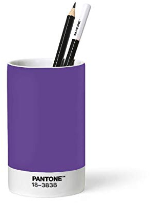 Pantone Schreibtisch-Organizer Stiftebecher, Porzellan, Ultra Violet 18-3838