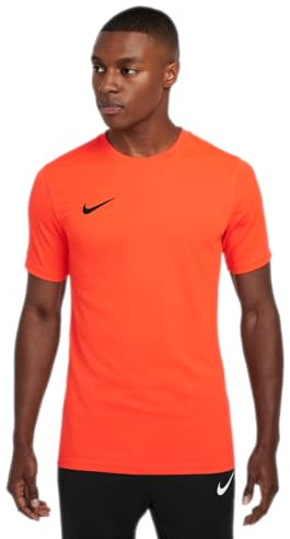 Nike Herr Dri-fit Park 7 skjorta ljus crimson/svart XL