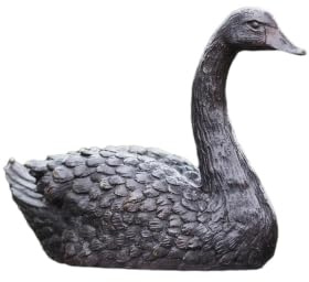 IDYL Bronze-Skulptur Schwan 16x9x22 cm
