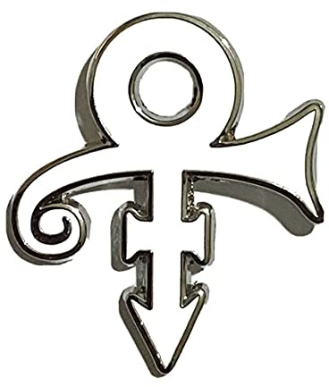 Générique Prince Pin's Broche Métal Emaillé Logo Love Symbol - Blanc