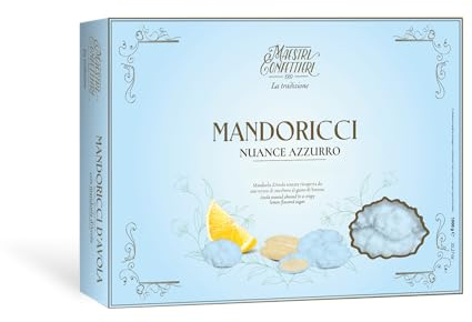 Confetti Maxtris Mandoricci con Mandorla, Nuance Azzurri