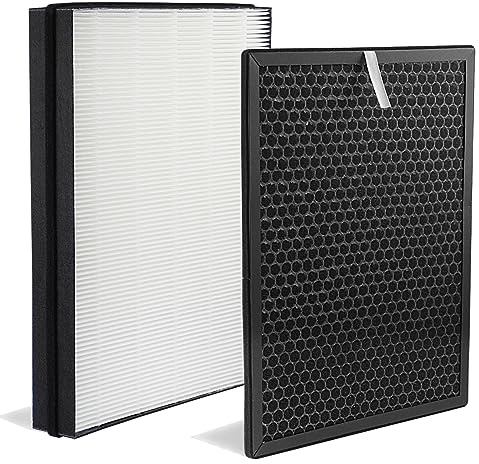 BAMBOOST FY2420/30 FY2422/30 Filtros de repuesto para purificadores de aire Philips AC2889, AC2887, AC2882 y AC3829, serie 2000 y 3000 HEPA y filtros de carbón activado (Incluye 1 filtro HEPA y 1