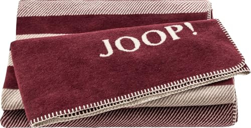 Joop! Wohndecke Shutter Baumwollmischung Rouge Größe 150x200 cm