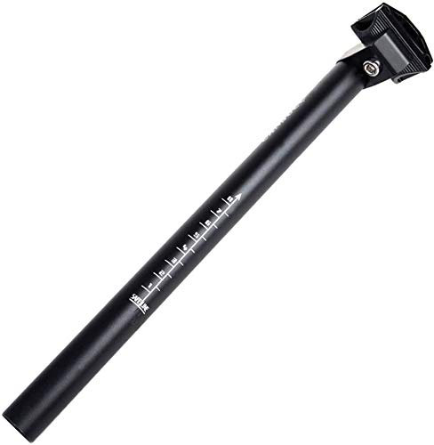 BESNIN Sattelstütze 27,2mm Fahrrad Sattelstange mit 350 mm Langen Aluminium Sattelrohr für Cityrad, Rennrad, Trekkingrad, MTB, Downhill-Bike
