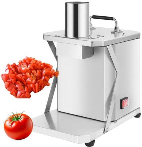 LFfwynog Coupe-légumes réglable, Coupe-légumes Pro pour oignons, Carottes, Carottes, Pommes de Terre, Aspiration Plus Forte,150rpm-8mm