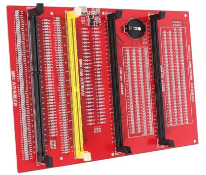 Jectse Analizzatore Diagnostico Memoria RAM, Scheda Tester Memoria DDR3 DDR4 DDR5 Desktop con Indicatori LED, per Computer Desktop e Server
