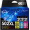 Uniwork 502XL Multipack Druckerpatronen Kompatibel für Epson 502 XL Patronen für Epson Workforce WF-2860 WF-2865 WF-2880 Expression Home XP-5100 XP5100 XP-5105 XP5105 XP-5150 (12er-Pack)