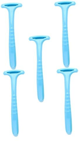 Healeved Raschietto Pedicure per Calli Piedi 5 Pezzi Strumento Professionale per Rimuovere Pelle Morta e Duroni Lame in Pp Blu per Uso Professionale e Domestico