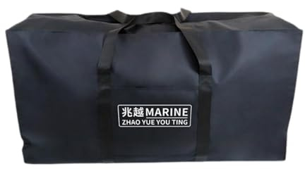 Pegciuho Sac de Rangement pour Bateau de, Sac D'équipement de Plein Air avec Poignées, Sac de Transport Pliable pour Rafting, Sac pour Bateau de Pêc