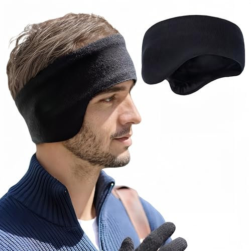 ZEOXUER Stirnband Winter Ohrenschützer Sport Headband Thermal Stirnbänder elastisch Kopfband für Damen und Herren zum Laufen Wandern Radfahren und Motorradfahren