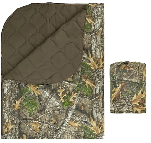 Steppdecke, tragbarer Umhang, leichte Picknickmatte mit Tragetasche, Mehrzweck-Outdoor-Decke, wasserdichter Poncho für Outdoor-Camping