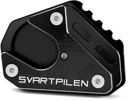 VQLDPX Motorrad-Seitenständerpolster Für SVARTPILEN 125 200 250 Svartpilen 2021-2023 Plattenständer-Verlängerungspolster Motorradständer Platte Verbreiterung(Schwarz 2)
