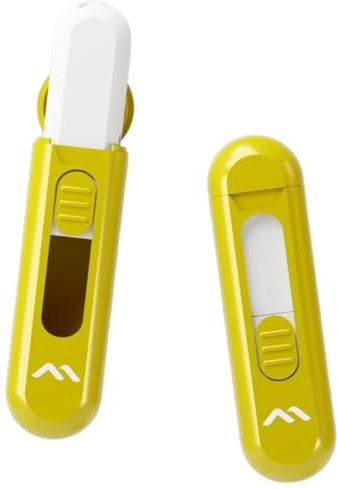 Minzz Inalatore nasale Olio Essenziale Yadom Nasi Stick Aromaterapia Penna Profumata (Giallo)