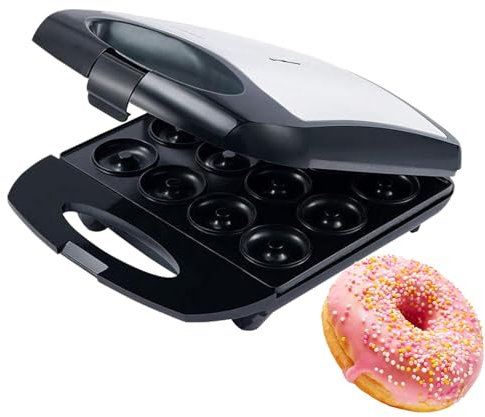 Donut Maker Machine pour la maison, Donut Making Machine | Petit outil de cuisson de machines à beignets électriques avec 12 trous - Pouser de cuisson du petit-déjeuner, plateau de boulanger à gâteau