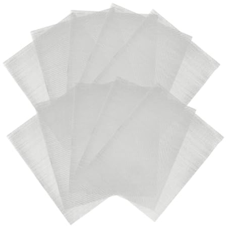 Alipis Lot de 10 Treillis Soudés en Acier Inoxydable pour Réparation Pare-chocs Voiture, Filet de Renfort Plastique, Accessoires Soudage Thermoplastique, Usage Automobile Professionnel