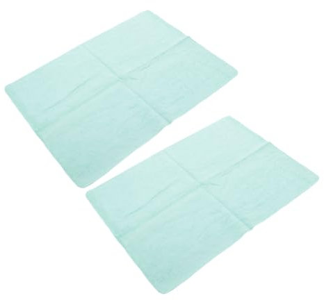 Zerodeko Chiffon en Chamois Artificiel pour Voiture, Lot de 2, Vert Clair