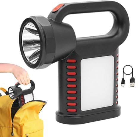 Lanterna Solare, Lampada LED da Campeggio Energia Solare, Lampada da Lavoro Ricaricabile Impermeabile con Modalità Regolabili, Attrezzature di Sopravvivenza per Escursionismo Tempesta Avventura