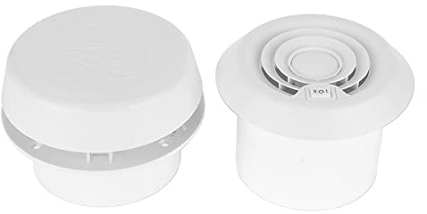 Pssopp Ventilador de Techo de 12 V, Extractor de Techo con Ventilación Silenciosa para Autocaravanas y Remolques de Viaje, Diseño ABS Duradero con Potente Flujo de Aire 80 CFM