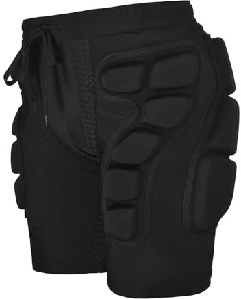 Innen Getragene SkihüFtprotektoren Snowboard-Schutzhose mit Polsterung, Hüftprotektor, gepolsterte Hose for Skifahren, Skaten und Snowboarden(XXL)