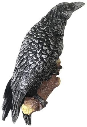 Generico Korp Väggskulptur - 20 x 7 x 6 cm Enigmatiskt Hartsfigur För