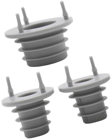 Kit di sostituzione del manicotto di tenuta in gomma e delle parti del tubo for O35 S8 Pro for Ultra S7 for MAXs for Ultra Q for REVOs Robot aspirapolvere, include 1 tubo grande e 2 tubi piccoli