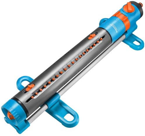 GRÜNTEK aspersores de riego cesped oscilante | Aspersor Oscilante Automático - Riego Jardín - 19 Boquillas