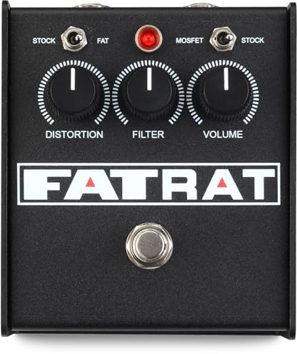 Pro Co Sound FATRAT Distortion Pedal with Selectable MOSFET Clipping and Thick Boost Distortion