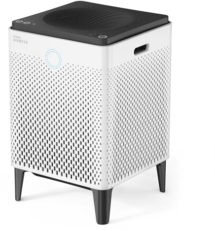 Coway AP-2015F Airmega 400 Smart Air Purifier (Covers 1,560 sq. ft.), True HEPA Air Purifier with Smart Technology, White