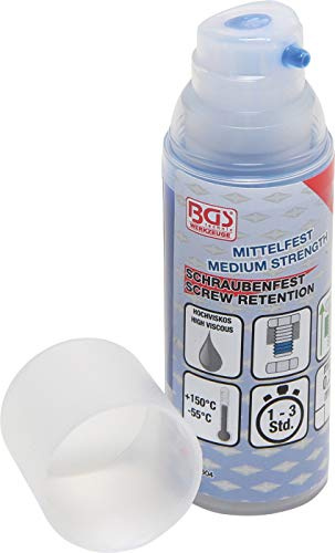 BGS 80604 | Schrauben-Sicherung/Schraubenfest | 50 g | mittelfest | hochviskos | Pumpdosierer