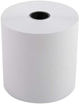 Exacompta 40651E 10er Pack Kassenrollen, 1-lagig Offset(holzfrei) standard, Breite: 57mm, Länge 30m DurchmesserKern 12mm, 60g/m² extra-weiß für Kassen, Tischrechner und Rechenmaschinen