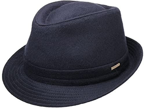 Stetson Benavides Trilby Wollhut Damen Herren Made in Italy Winter Hut Teflon-Beschichtung Herbst Winter