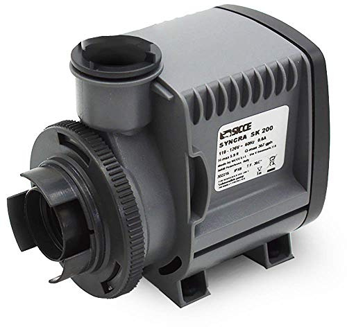 Sicce Syncra SK 200 Replacement Skimmer Pump 66 GPH (air) | Designed for Saltwater Aquarium Marine Use in Protein Skimmers | Silent Operation, Low Heat, Maximum Efficiency & Reliability