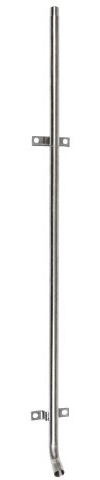 Wandhalter gerade, 1 Abgang AG1/2 - IG1/2,Lönge 100cm