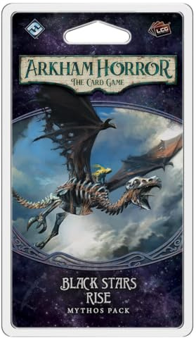Fantasy Flight Games, Arkham Horror The Card Game: Mythos Pack - 2.5, Black Stars Rise, Card Game, Ages 14+, 1 to 4 Players, 60 to 120 Minutes Playing Time