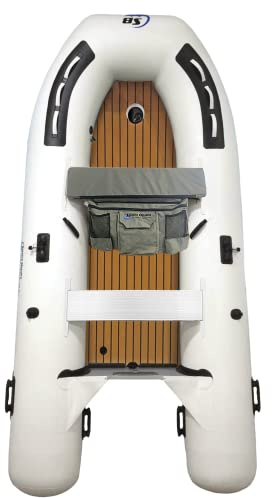 Inflatable Sport Boats Swordfish 10.8' – Fishing Boat with Durable Heat-Welded PVC – Inflatable Boat Easy Setup & Lightweight – 15HP Motor Compatibility – Includes Bench Seat & Carry Bag