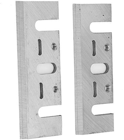 Tiiyee Cuchilla de Cepilladora Eléctrica, Hoja Cuchillas Repuesto Cepilladoras Eléctrico Manual Carpintería HSS Reemplazo Cepillado Cepillo Carburo TCT 82mm para Makita 1900B Cepillos Mano(2 Piezas)