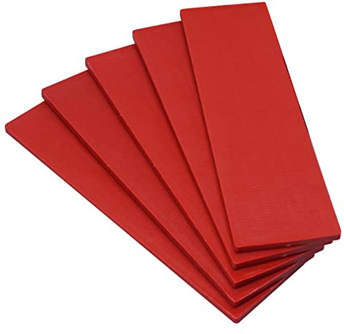 SKIR'CO 3 mm Plastic Flat Shims, Glazing Packers, Frame Spacers, Door and Window Frame Packers