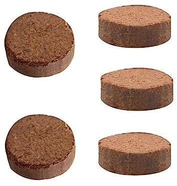 Ronyme 5 Stück Kokoserde, Kokosnuss-Erde, Startmischung, saugfähig, Pflanzwachstumserde, Gartenerde für Gemüse, Blumen, Pflanzen im Freien