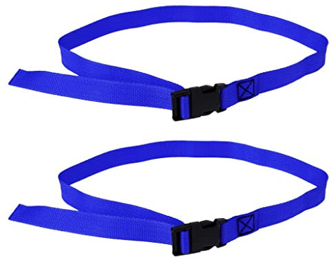harayaa Golf Cart Strap, Schwarz; Paar 1m 25mm Golfriemen mit Verschluss, Schwarz
