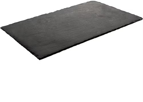 METRO Professional Plateau en ardoise naturelle GN 1/2, 32.5 x 26.5 cm, noir