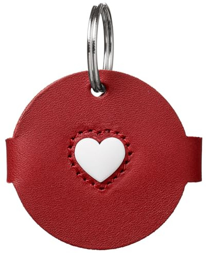HUNTER Anhänger Hundemarken-Etui Love Farbe rot, Größe M