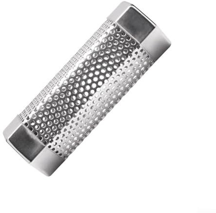 Tubo per affumicatore a pellet, griglia elettrica a gas a carbone, 15,2 cm, in acciaio , accessorio per barbecue (15,2 cm)