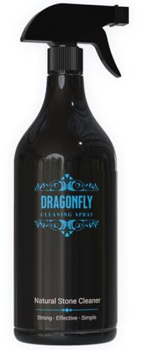 Dragonfly Natural Stone Cleaner | Premium Stone Cleaner for Granite, Marble, Limestone | Powerful, Eco-Friendly Formula, No Scrubbing Needed | Restores Shine and Beauty (1 litre)