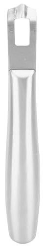 Rallador Zester, Pelador de ralladura de limón de acero inoxidable Herramienta para pelar cítricos de naranja Pelador de frutas de cocina casera (Silver)